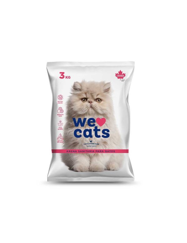 WE LOVE CATS ARENA 3KG NEUTRO