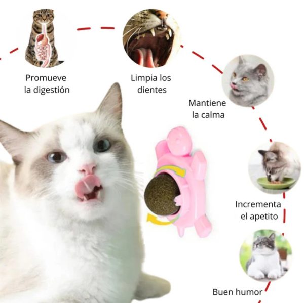 Catnip Ball Tortuga Rosa - Imagen 2